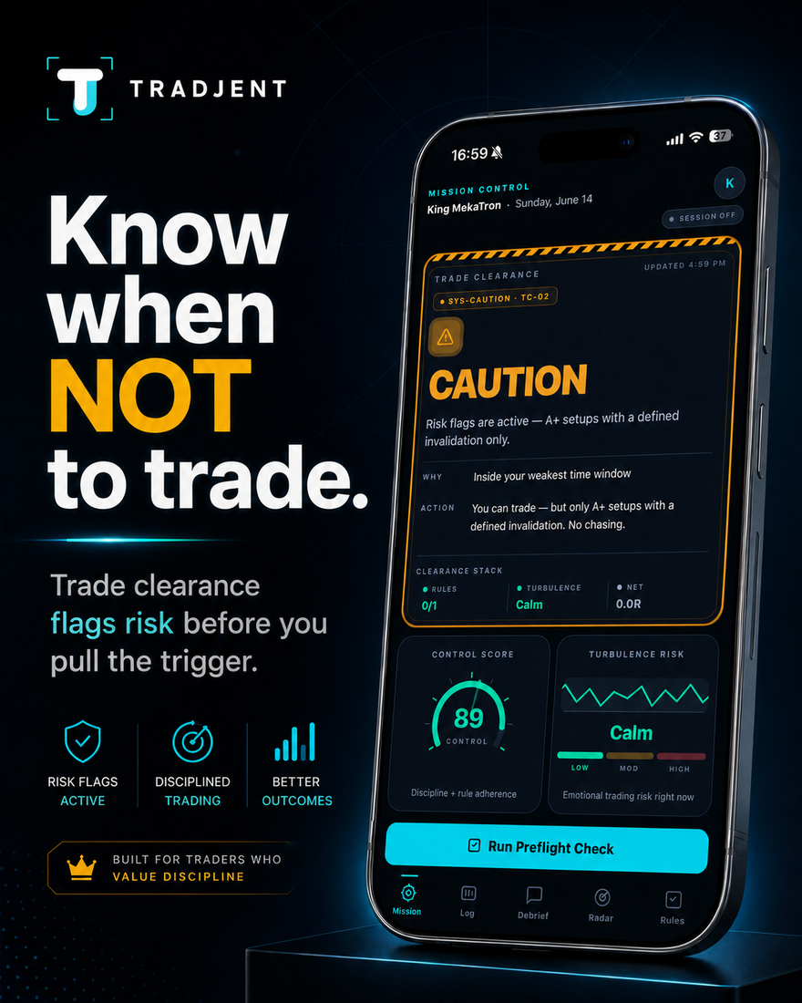 Trade Clearance — know when not to trade